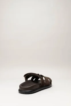 Tango - Donkerbruin Slipper