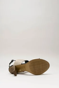 Thiron - Beige Sandaal hak