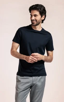 Thomas Maine - Marineblauw T-shirt