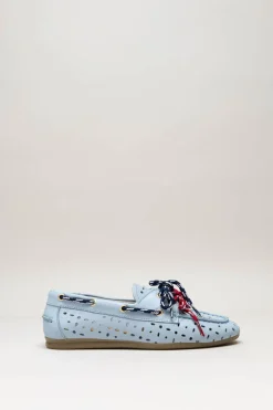 Toral - Lichtblauw Bootschoen
