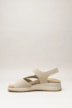 Treintas - Beige Sandaal sleehak