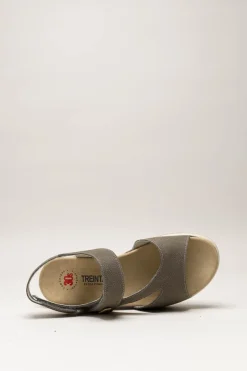 Treintas - Kaki Sandaal sleehak