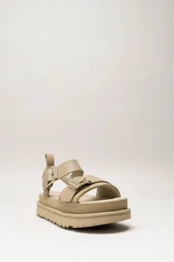 Ugg - Beige Sandaal sleehak