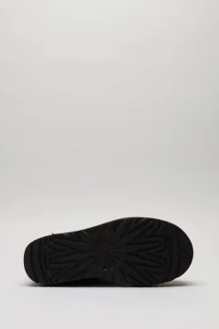 Ugg - Donkerbruin Enkellaars plat