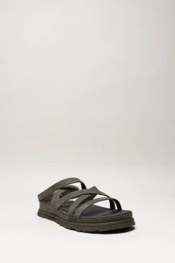 Ugg - Kaki Sandaal plat
