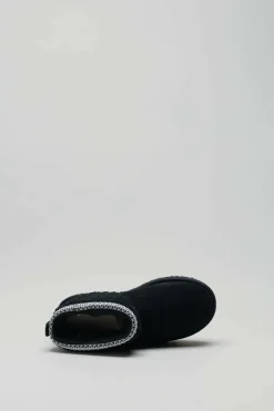 Ugg - Zwart Enkellaars plat