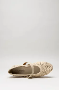 Valentina - Beige Ballerina