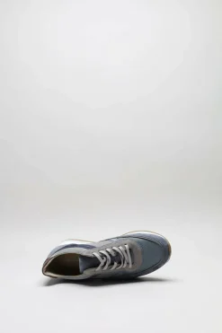 Van Bommel - Blauw Sneaker
