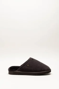 Warmbat - Donkerbruin Pantoffel