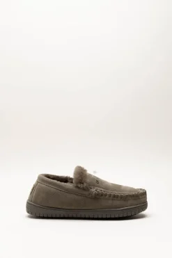 Warmbat - Taupe Pantoffel