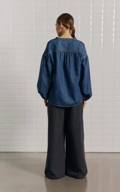 Withblack - Blauw Blouse