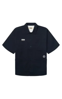 Woodbird - Donkerblauw Hemd
