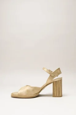 Zinda - Goud Sandaal hak