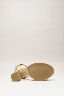 Zinda - Goud Sandaal hak
